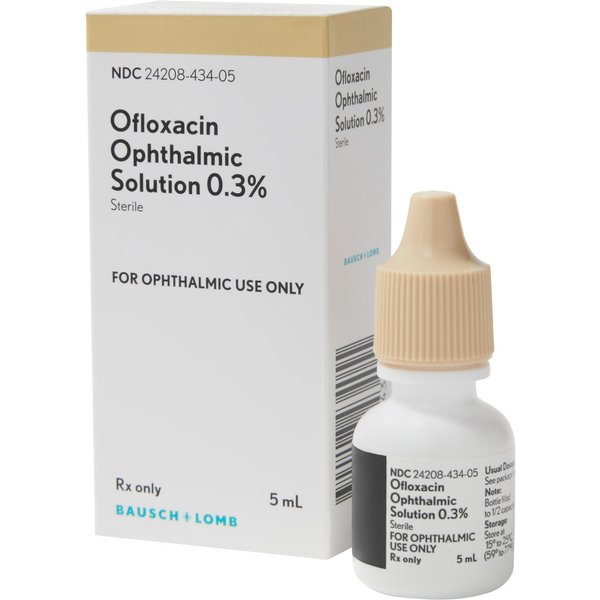 can you put ofloxacin opthalmic solution in your dogs eye