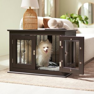 Frisco Double Door Wood & Metal Furniture Style Dog Crate