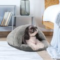 Sleepy Pet Slipper Covered Cat & Dog Bed, Silver, Small