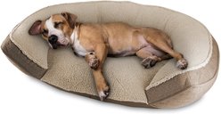 Canine Creations Step In Orthopedic Bolster Dog Bed, Beige, Large slide 2 of 9