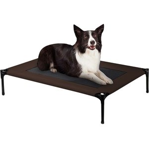 Solar Tec Cooling Outdoor Elevated Cat Bed, Brown, X-large