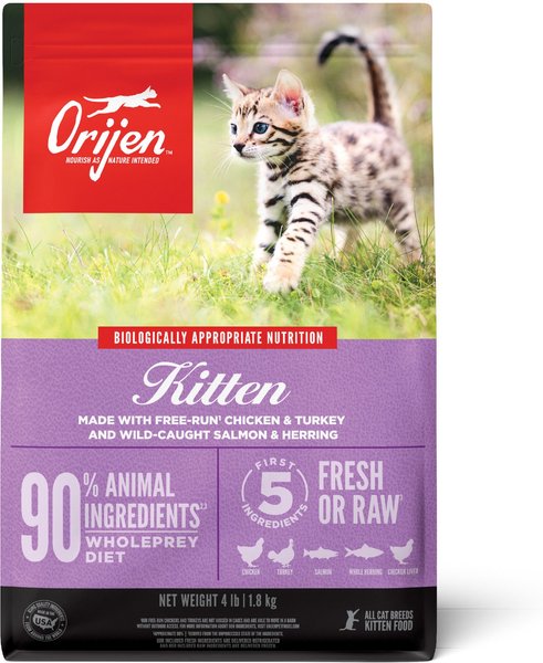 Orijen dry cat store and kitten food