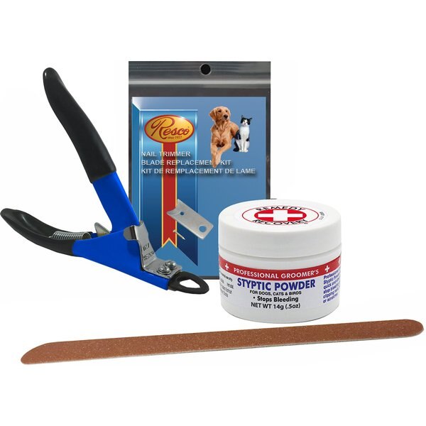 RESCO USAMade Dog Nail Clipper Kit, Blue