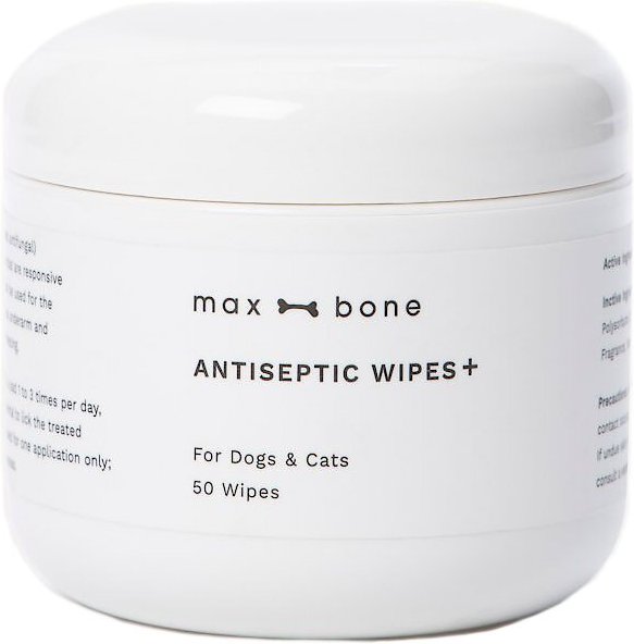 MAXBONE Antiseptic Dog Wipes, 50 count