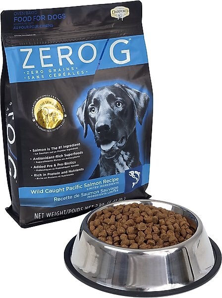 Darford Zero/G Wild Caught Pacific Salmon Recipe Limited Ingredients Dry Dog Food, 4.4-lb bag slide 1 of 8