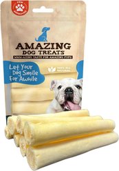 Amazing Dog Treats 6-inch Thick Cow Tail Dog Treats, 10 count