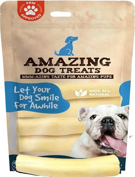 Amazing Dog Treats 6-inch Thick Cow Tail Dog Treats, 10 count slide 1 of 7