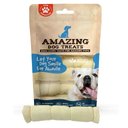 Amazing Dog Treats 10-inch Beef Cheek Roll Dog Treats, 4 count