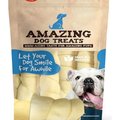 Amazing Dog Treats 5 - 6-inch Mega Thick Beef Cheek Roll Dog Treats, 4 count