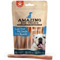 Amazing Dog Treats 12-inch Extra Thick Bully Stick Dog Treats, 5 count