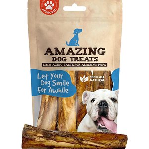 The Country Butcher Chicken N Rice Filled Dog Bones Made in USA Natural Dog Chew Treats for Aggressive Chewers 4 Count 