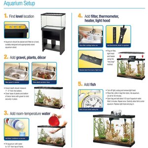 Aqueon Standard Glass Rectangle Aquarium, 10-gal