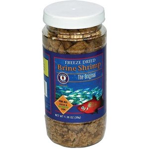San Francisco Bay Brand Freeze-Dried Brine Shrimp Fish Food, 1.36-oz jar