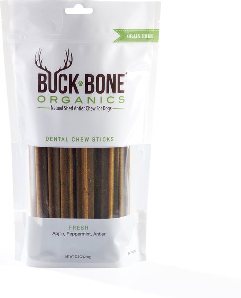 Buck Bone Organics All Natural Grain-Free Dental Dog Treats, 24 count slide 1 of 2