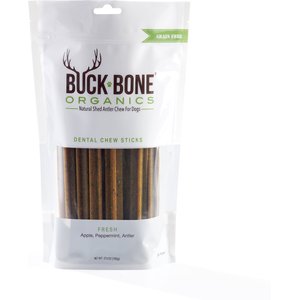 Buck Bone Organics All Natural Grain-Free Dental Dog Treats, 24 count