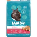Iams ProActive Health Adult Indoor Weight & Hairball Care with Salmon Dry Cat Food, 16-lb bag