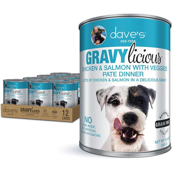 DAVE'S PET FOOD Gravylicious Chicken & Duck with Veggies GrainFree Wet