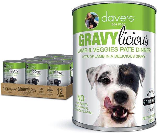 Dave's Pet Food Gravylicious Lamb and Veggies Pate Dinner Dave's Pet Food Gravylicious Lamb and Veggies Pate Dinner