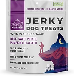 Wild Nature Duck, Sweet Potato, Pumpkin & Flaxseed with Real Superfoods Jerky Dog Treats, 8-oz bag slide 1 of 6