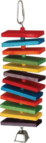 Caitec Featherland Paradise Rainbow Stack Bird Toy slide 1 of 9