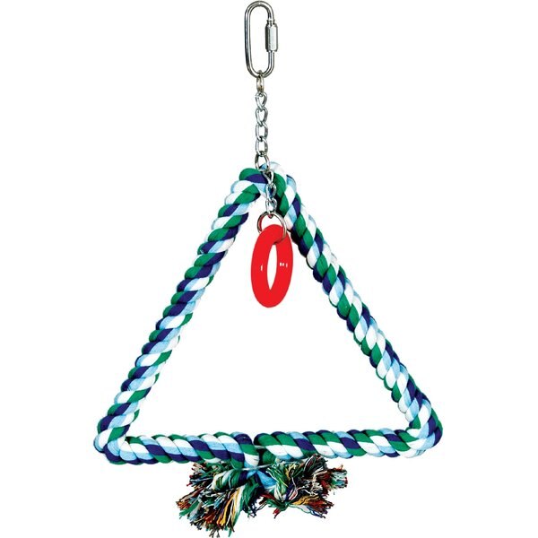 Caitec Featherland Paradise Cotton Pyramid Swing Bird Toy