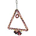 Caitec Featherland Paradise Triangle Cotton Swing Bird Toy, Large