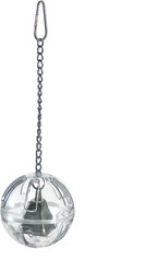 Caitec Featherland Paradise foraging Ball with Bell Bird Toy