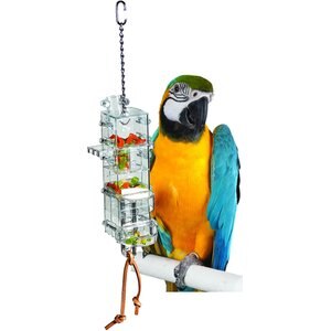 Caitec Featherland Paradise Tug 'N Slide Tower Bird Toy