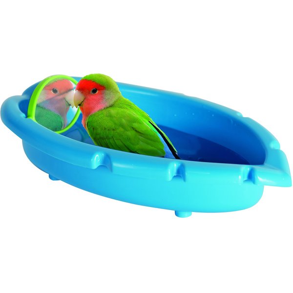 CAITEC Featherland Paradise Birdie Bath Tub Bird Toy - Chewy.com