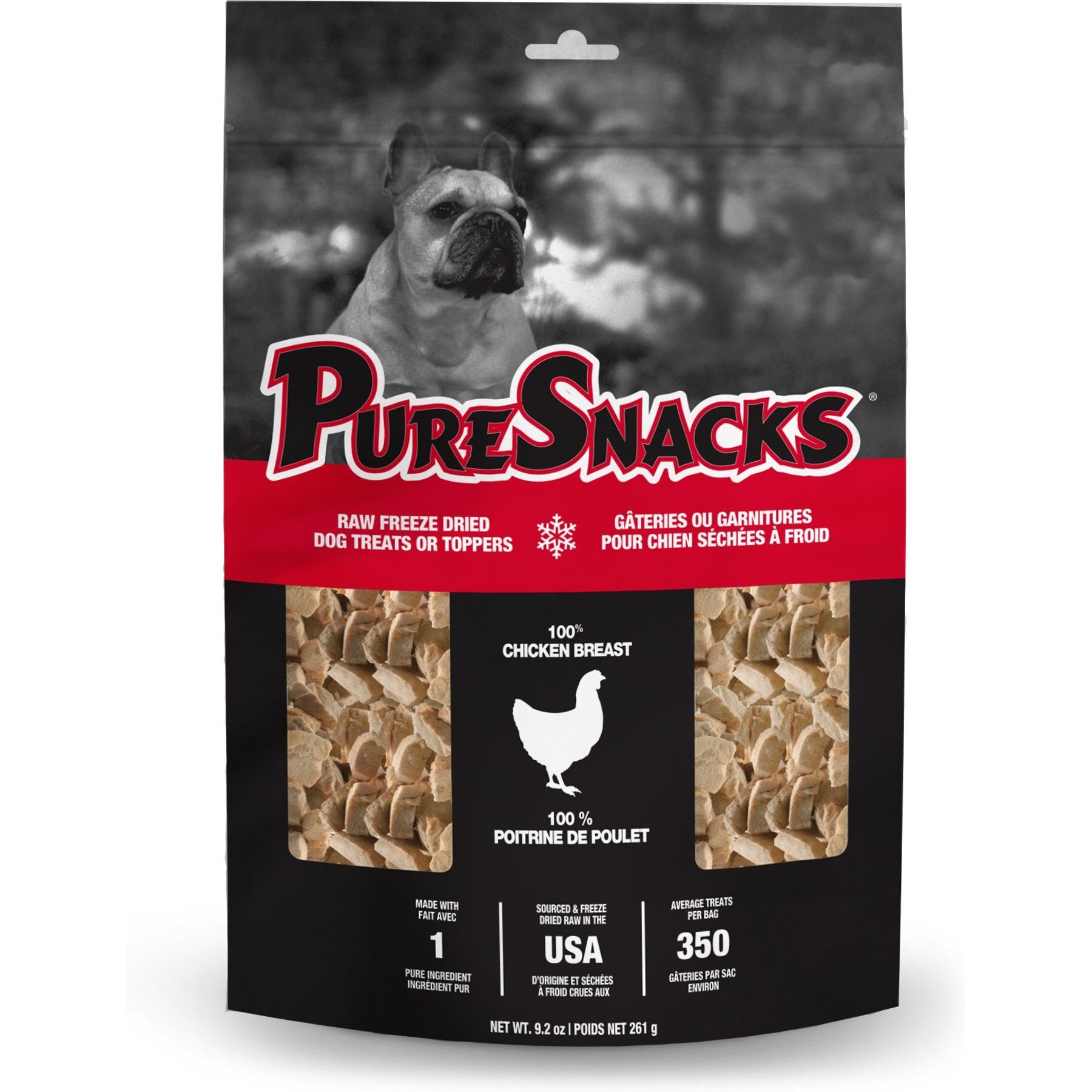 PURESNACKS Chicken Breast Super Value Size Freeze-Dried Dog Treats