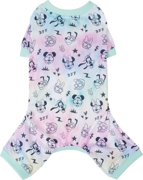 Disney Mickey & Friends Tie Dye Dog & Cat Jersey PJs