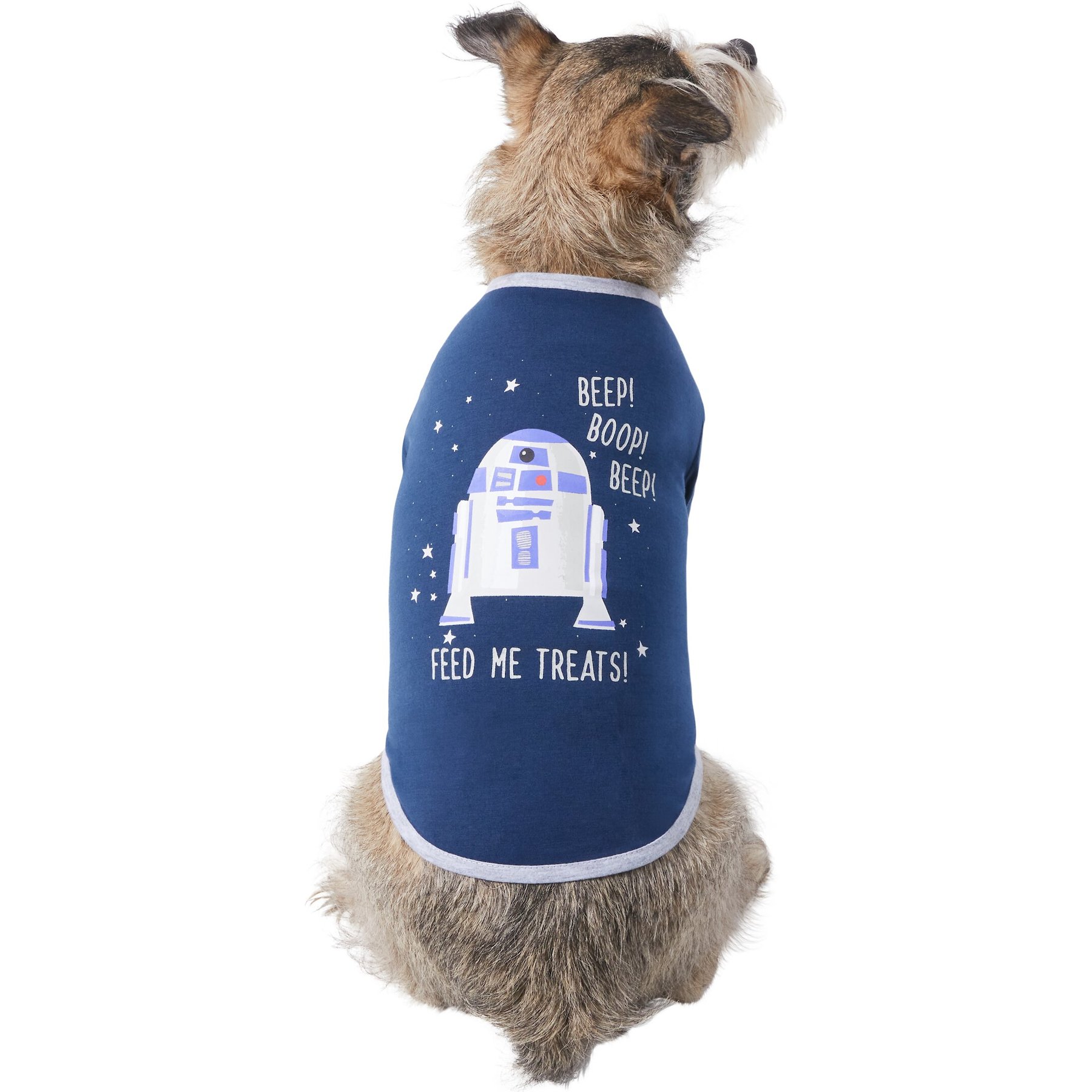 STAR WARS R2-D2 Beep! Beep! Beep! Feed Me Treats! Dog & Cat T-shirt,  XX-Large 