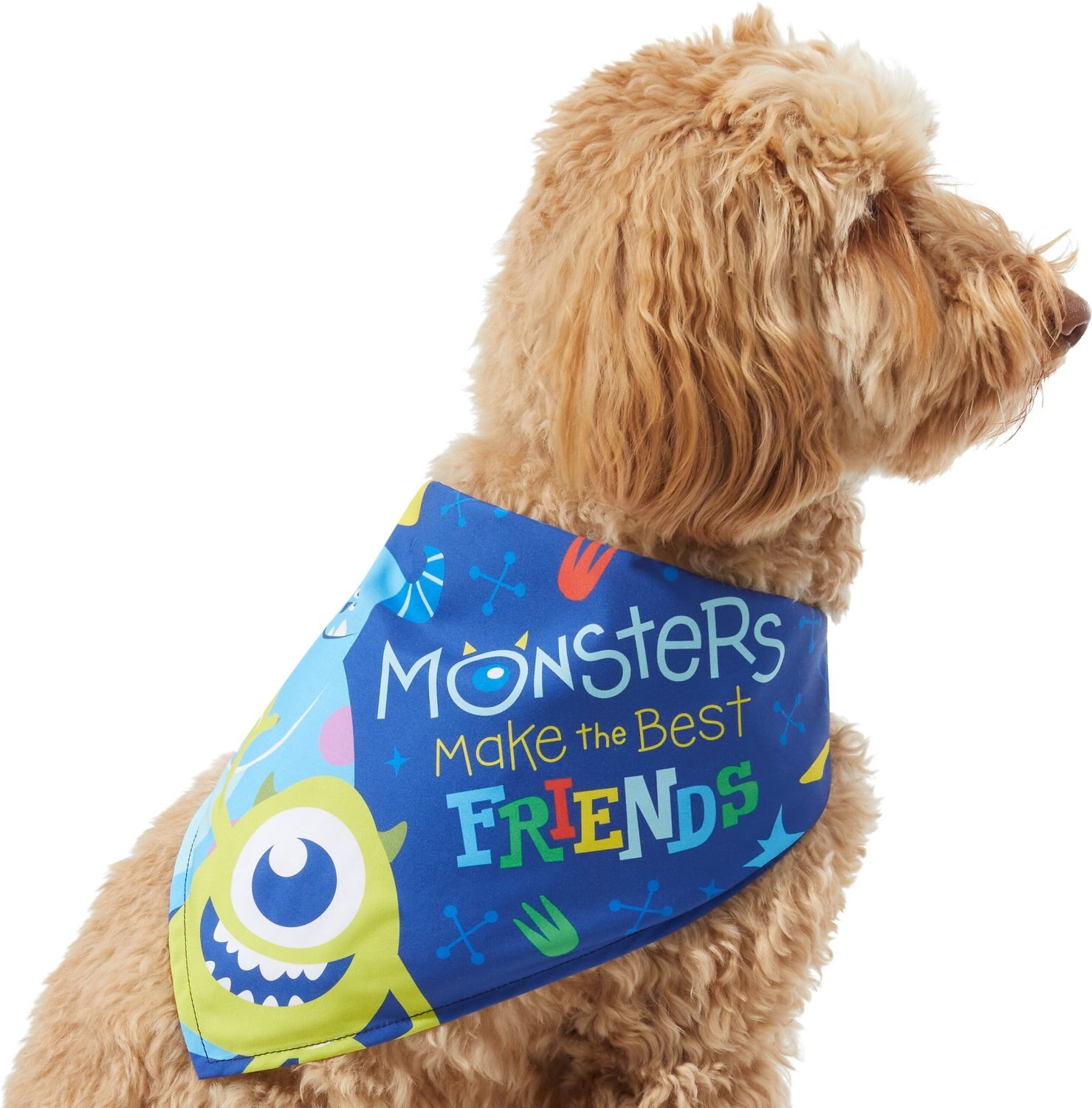 Pixar Monster's Inc "Monsters Make the Best Friends" Dog & Cat Bandana