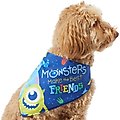 Pixar Monster's Inc "Monsters Make the Best Friends" Dog & Cat Bandana, X-Small/Small