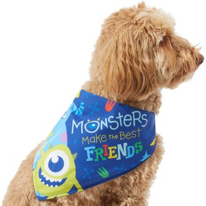Pixar Monster's Inc "Monsters Make the Best Friends" Dog & Cat Bandana, X-Small/Small