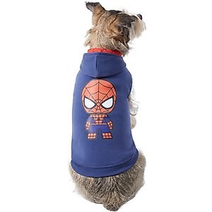 Marvel 's Spider-Man Dog & Cat Hoodie, Large