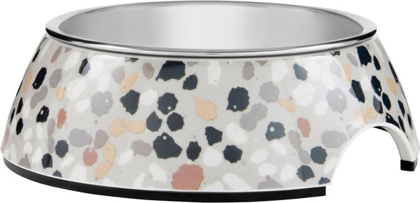 Frisco Terrazzo Design Stainless Steel Dog & Cat Bowl, 0.5 Cup slide 1 of 8