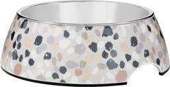 Frisco Terrazzo Design Stainless Steel Dog & Cat Bowl, Medium: 3 cup