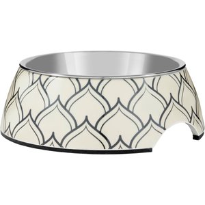 Frisco Moroccan Design Stainless Steel Dog & Cat Bowl, 1.5 Cup