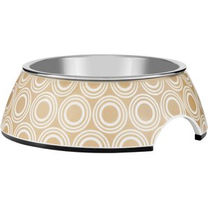 Frisco Circle Design Stainless Steel Dog & Cat Bowl, X-Small: 0.5 cup