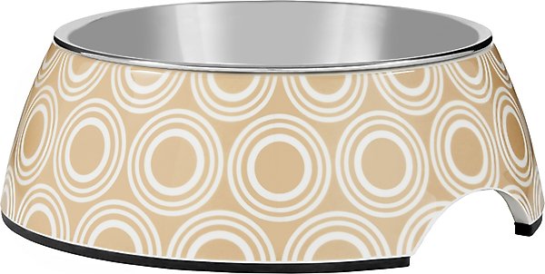 Frisco Circle Design Stainless Steel Dog & Cat Bowl, Small slide 1 of 7