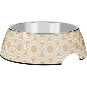 Frisco Circle Design Stainless Steel Dog & Cat Bowl, 3.25 Cup