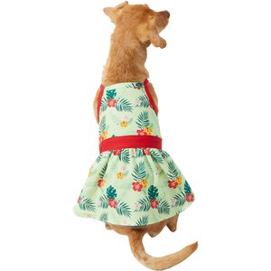 Frisco Hawaiian Floral Dog & Cat Dress, Large