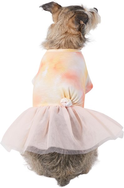 Frisco Tie Dye Pink Tutu Dog & Cat Dress, Medium slide 1 of 6
