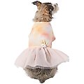 Frisco Tie Dye Pink Tutu Dog & Cat Dress, Medium