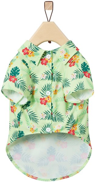 Frisco Hawaiian Floral Camp Dog & Cat Shirt, X-Small slide 1 of 9