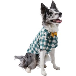 Frisco Boho Plaid Dog & Cat Shirt, X-Small