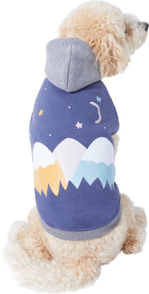 Frisco Starry Night Dog & Cat Hoodie, Large slide 1 of 7