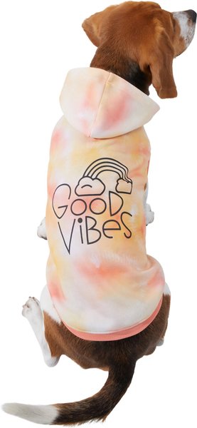 Frisco Good Vibes Dog & Cat Hoodie, X-Small slide 1 of 8