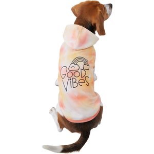 Frisco Good Vibes Dog & Cat Hoodie, X-Small